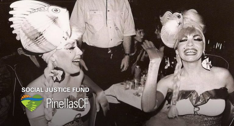Ybor's Artists and Writers Group female performers enjoy the ball.