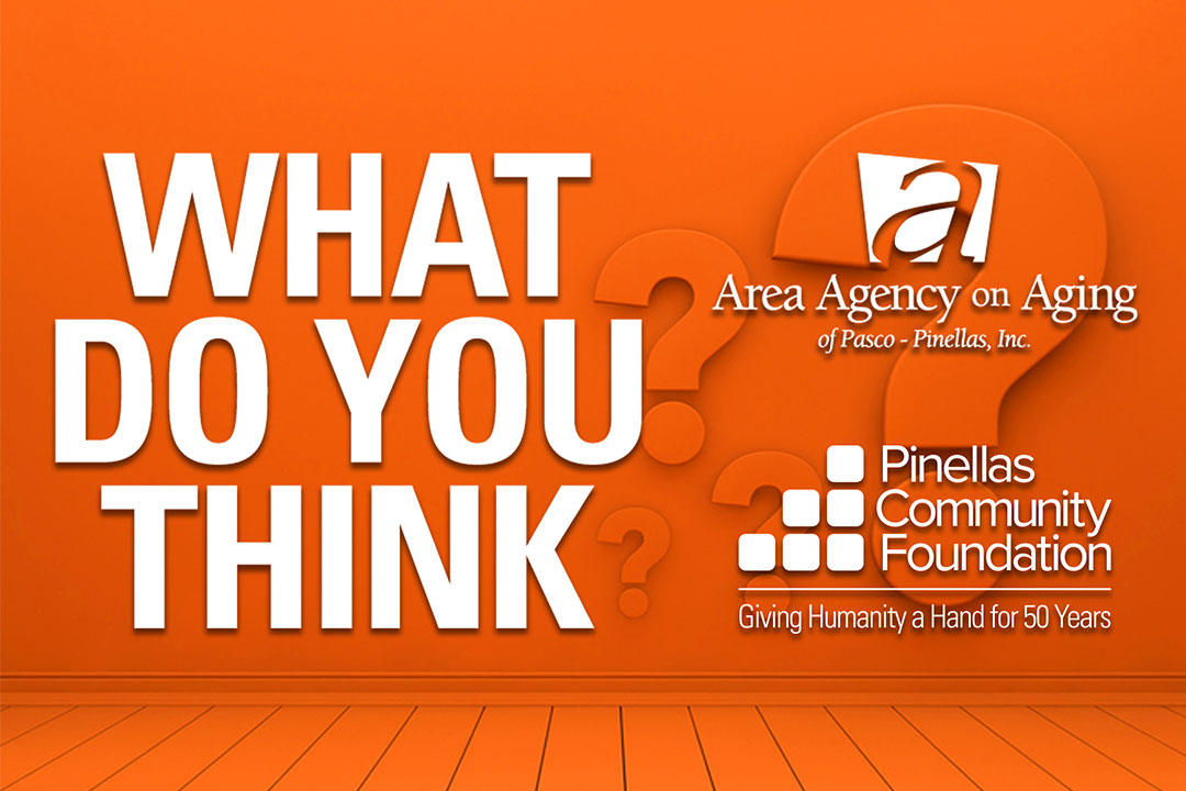 Older adults survey asking what they think