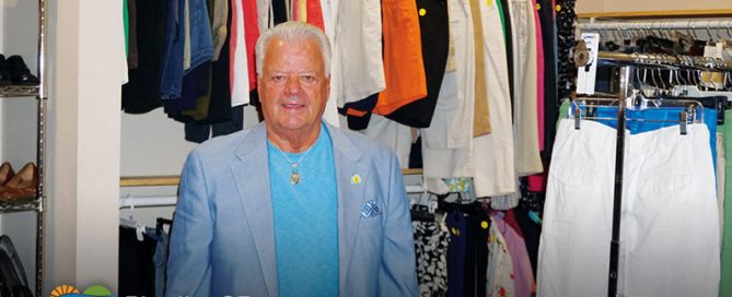 John Taylor supports Oldsmar Cares to replenish clothing articles for those in need.