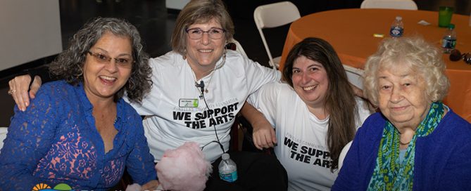 Rene Hammond, right, enjoys a PCF event.
