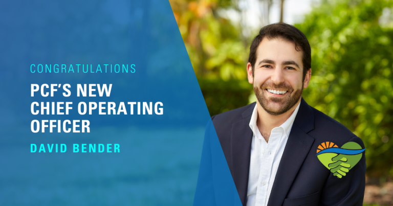David Bender is announced as the new PCF chief operating officer.