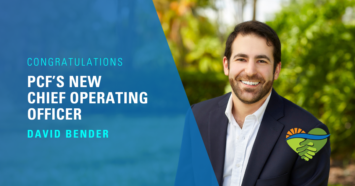 David Bender is announced as the new PCF chief operating officer.