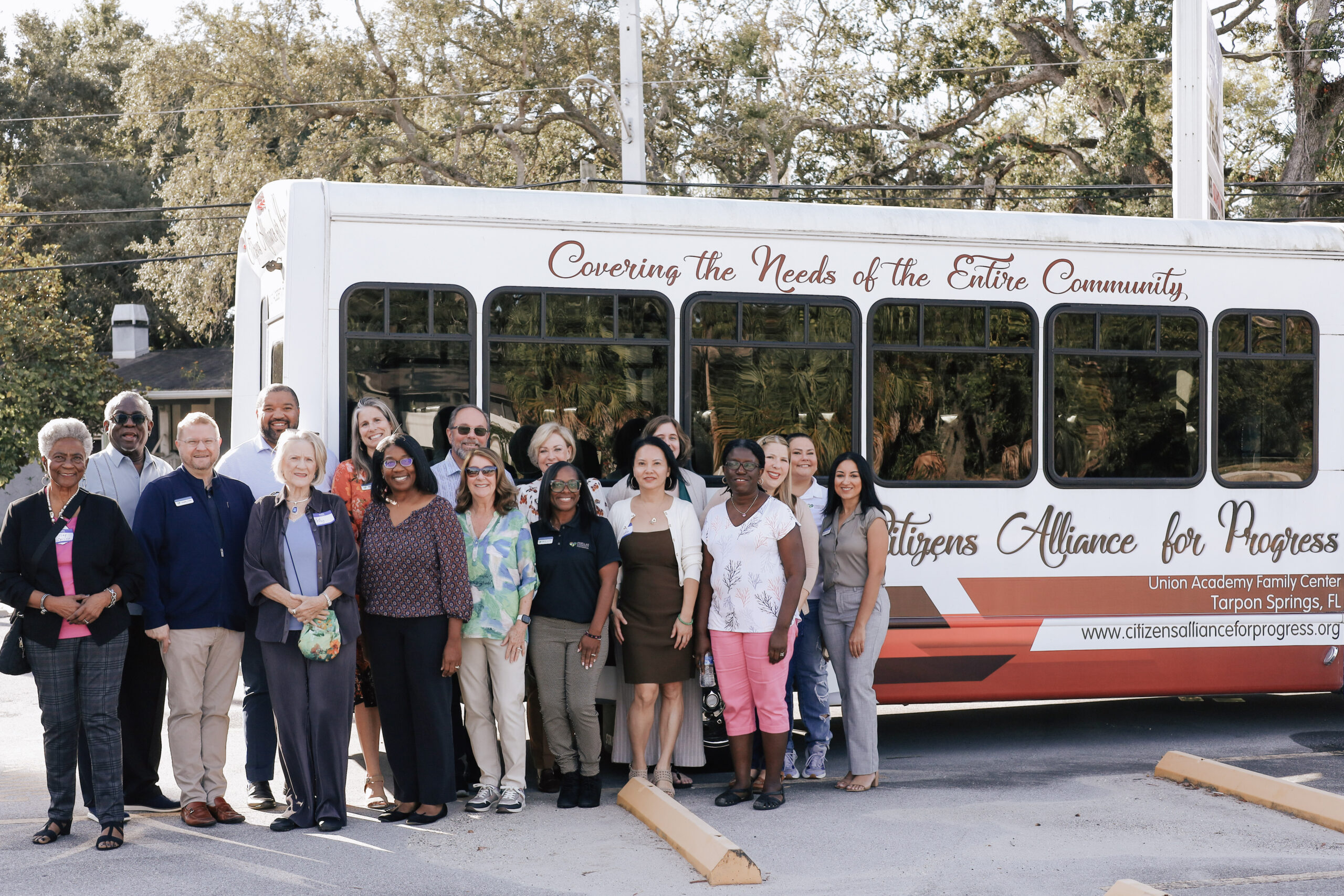 Citizens Alliance for Progress: CAP staff welcome PCF tour guests inside a neighborhood family center classroom.